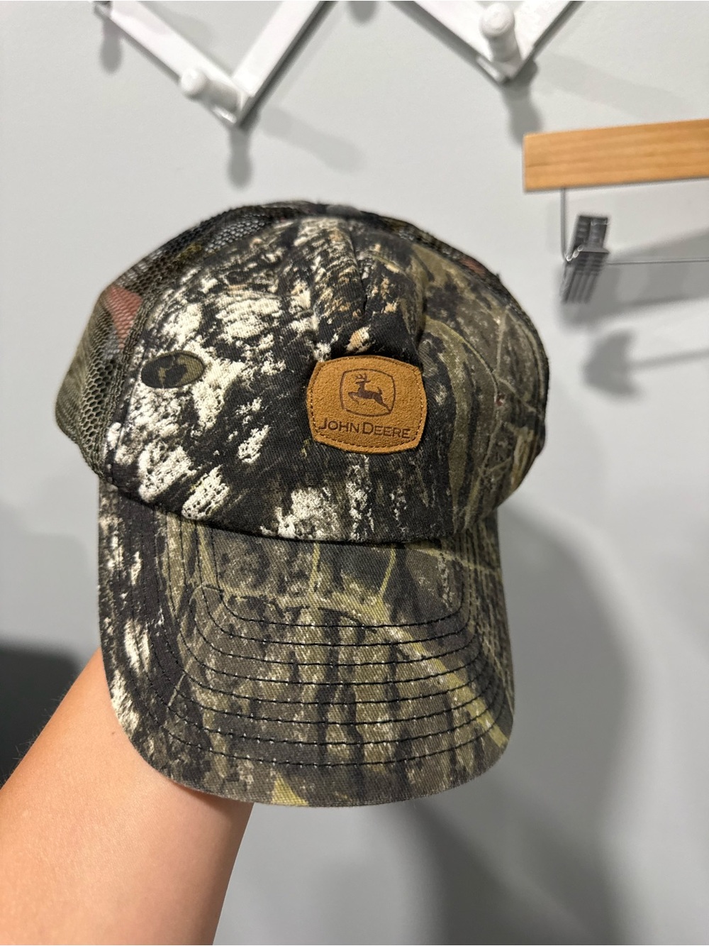John Deere camo hat